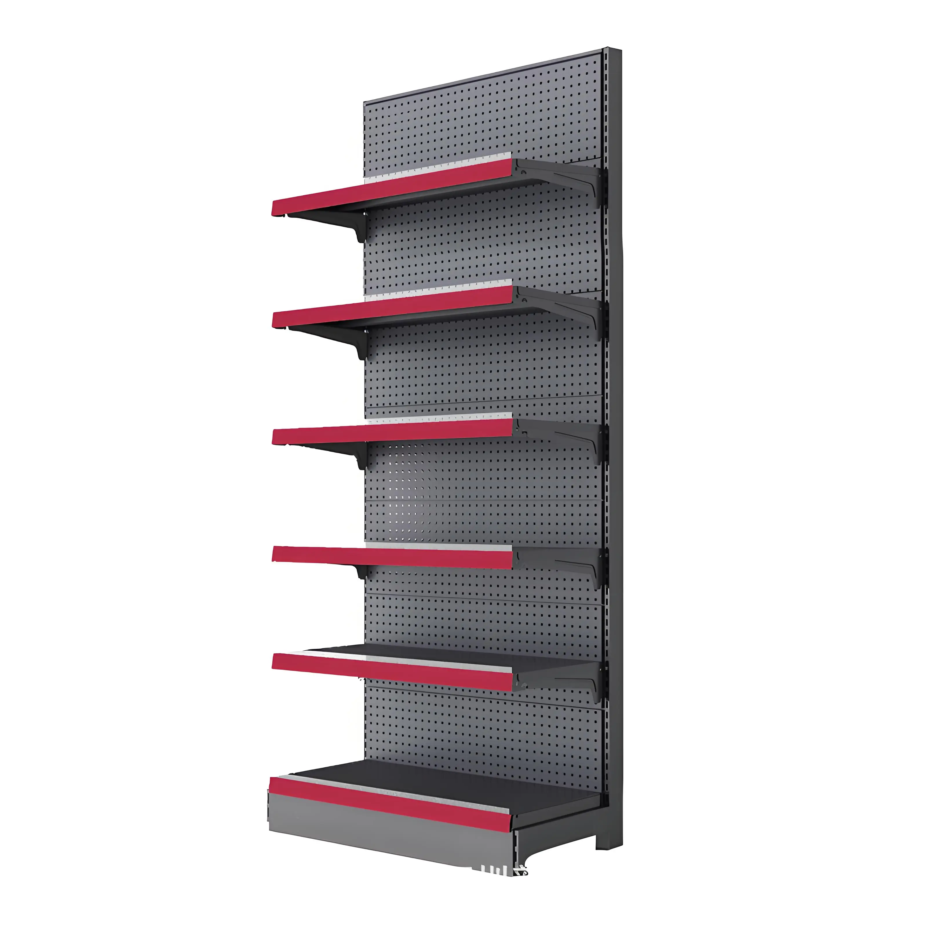 Single-sided Supermarket Shelves Wisda Commercial Display Shelf For Jewelry Modern Display Shelf