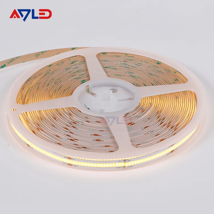 COB 360LEDs/m 13M or 20M Long Run LED Strip Lights 7W/m 24V No Voltage Drop ROHS Certified 13 or 20 Meters Light Strings
