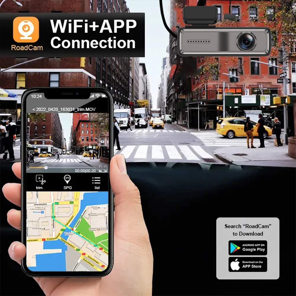 Super Night Vision Wifi Video Recorder 1080P Full HD 160 Degree Car Black Box Car DVR Camera Night Vision Mini Dash Camera