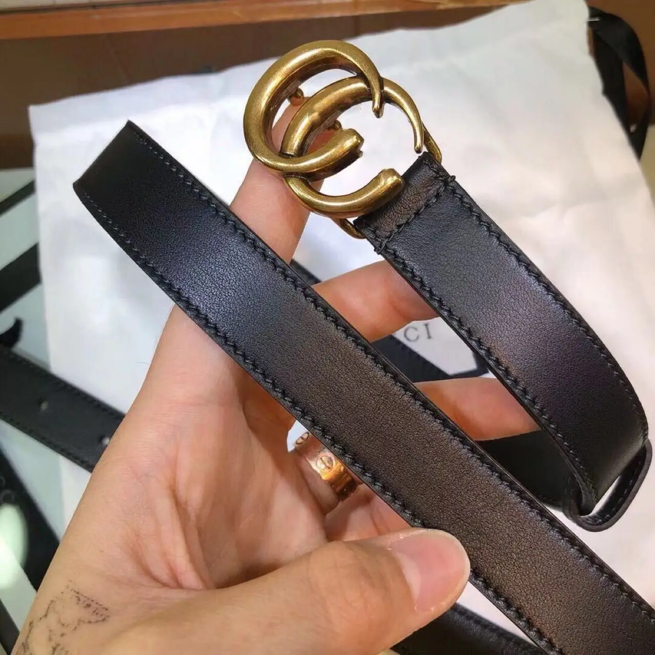 Chain Belt Women Waist Fashion Designer Belts Women Luxury Brand Genuine Leather Metal Buckle Belt
