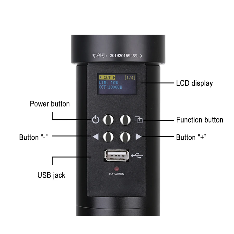 LS T2RGB RGB Colorful Photography Lighting Handheld LED Video Light 2800-10000K LED Stick Camera Light For Youtube Video