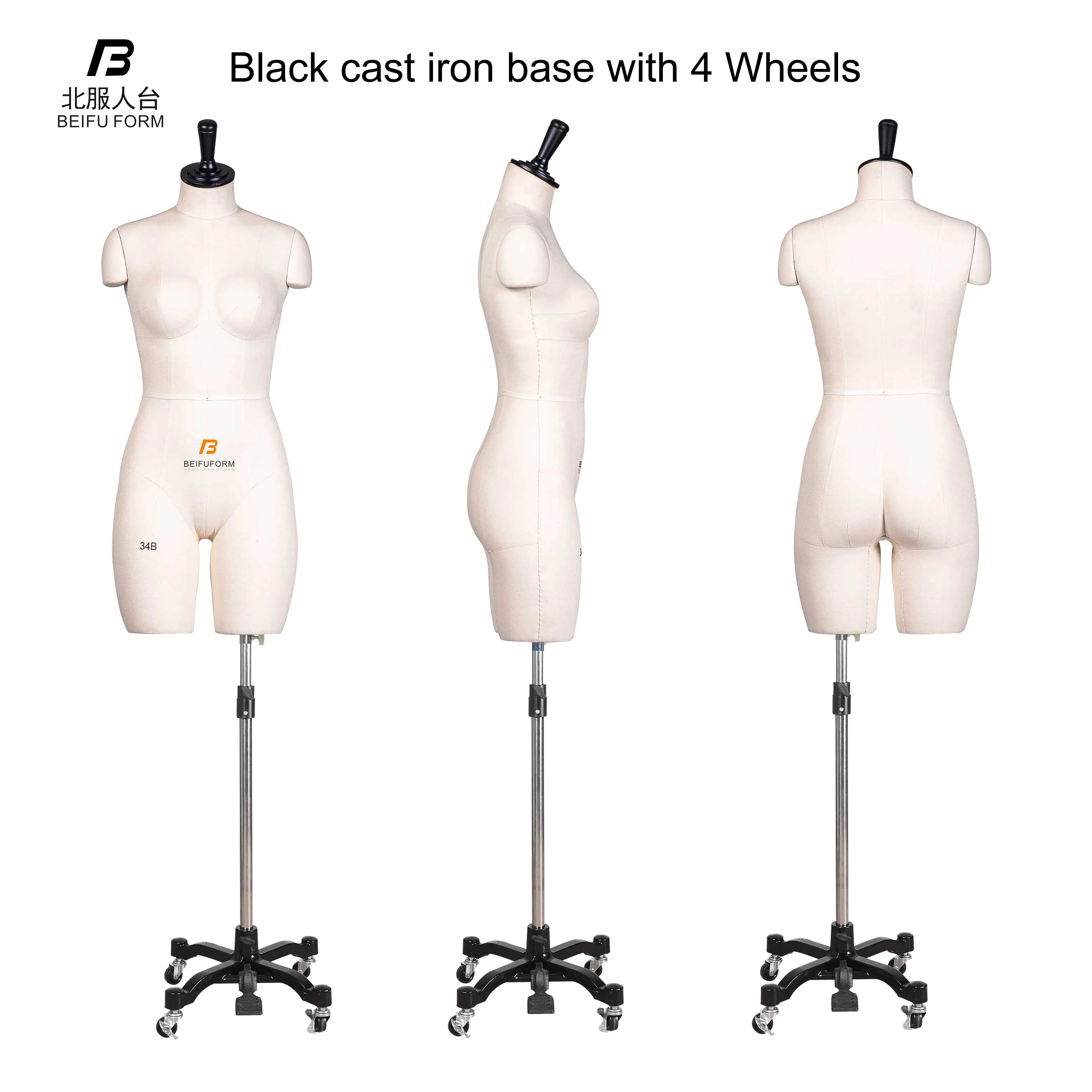 Beifuform intimate mannequin American underwear manikin US size 34B swim dummy sewing mannequin for tailor design