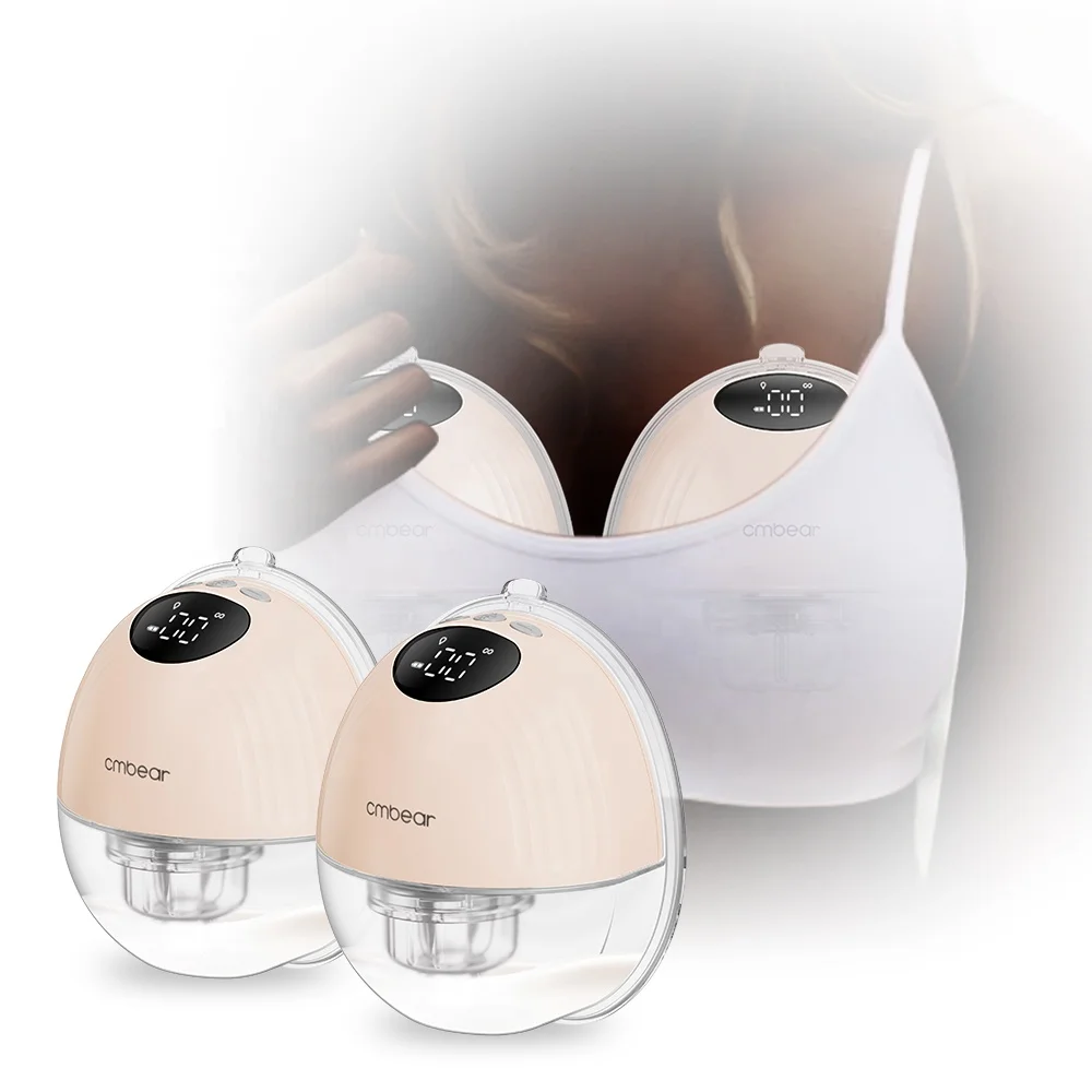 2024 Upgraded Portable Electric Breast Pump Silicone Dual Type Wireless Wearable Lying Hands-Free USB Small Multi Size