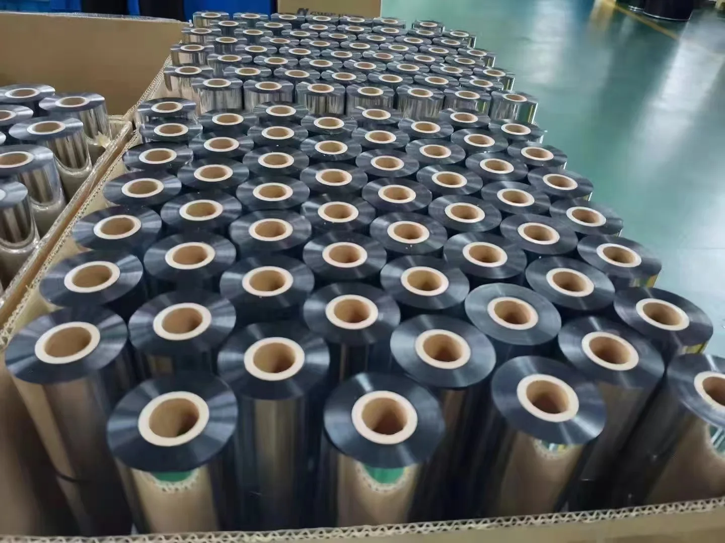 Good quality tape thermal transfer ribbon wax&resin 110*300 wax resin TTR ribbon