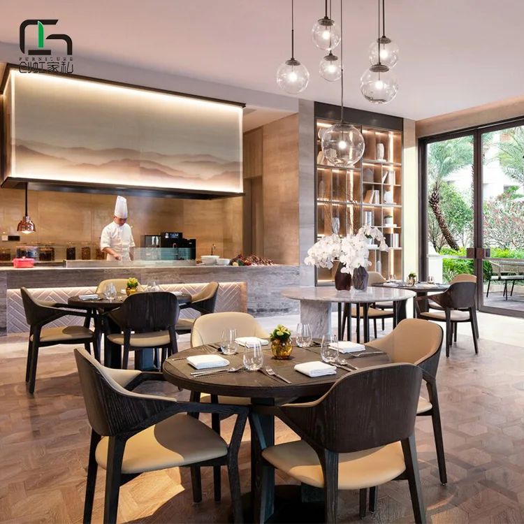 Oem Custom Modern Chair And Table Restaurant Furniture Set