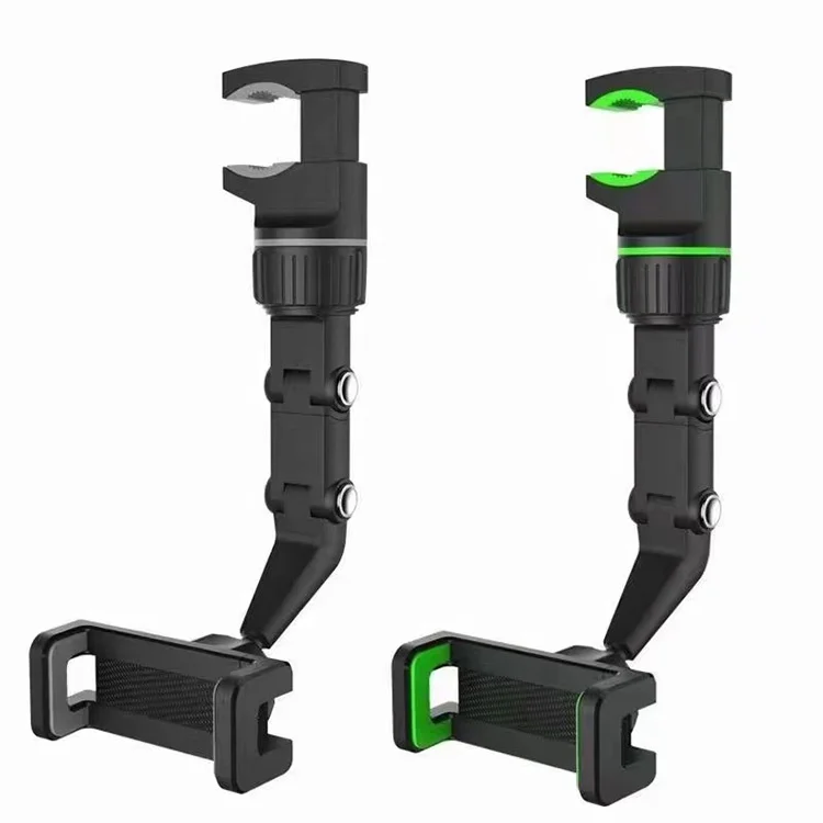 2022 Multifunctional Car Motorcycle Desktop Mirror Phone Holder 360 Rearview Car Rearview Mirror Mount Bracket Holder