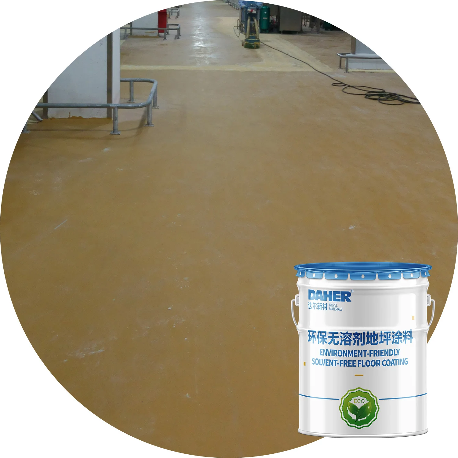 Weather Resistant Water Based Epoxy Resin Floor Coating Industrial Epoxy Floor Paint