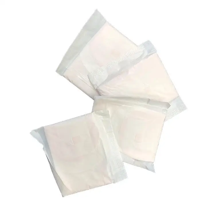 Professional manufacturer High quality PLA 100% biodegradable high grade sanitary napkins periods organic sanitary bio cotton pad high grade