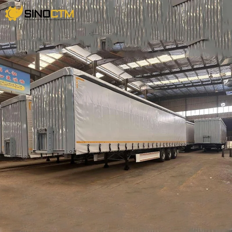 China Car Carrier 3 Axle Cutrain Semi Trailer Prices Cargo & Utility Trailers Mobile Food for Sale