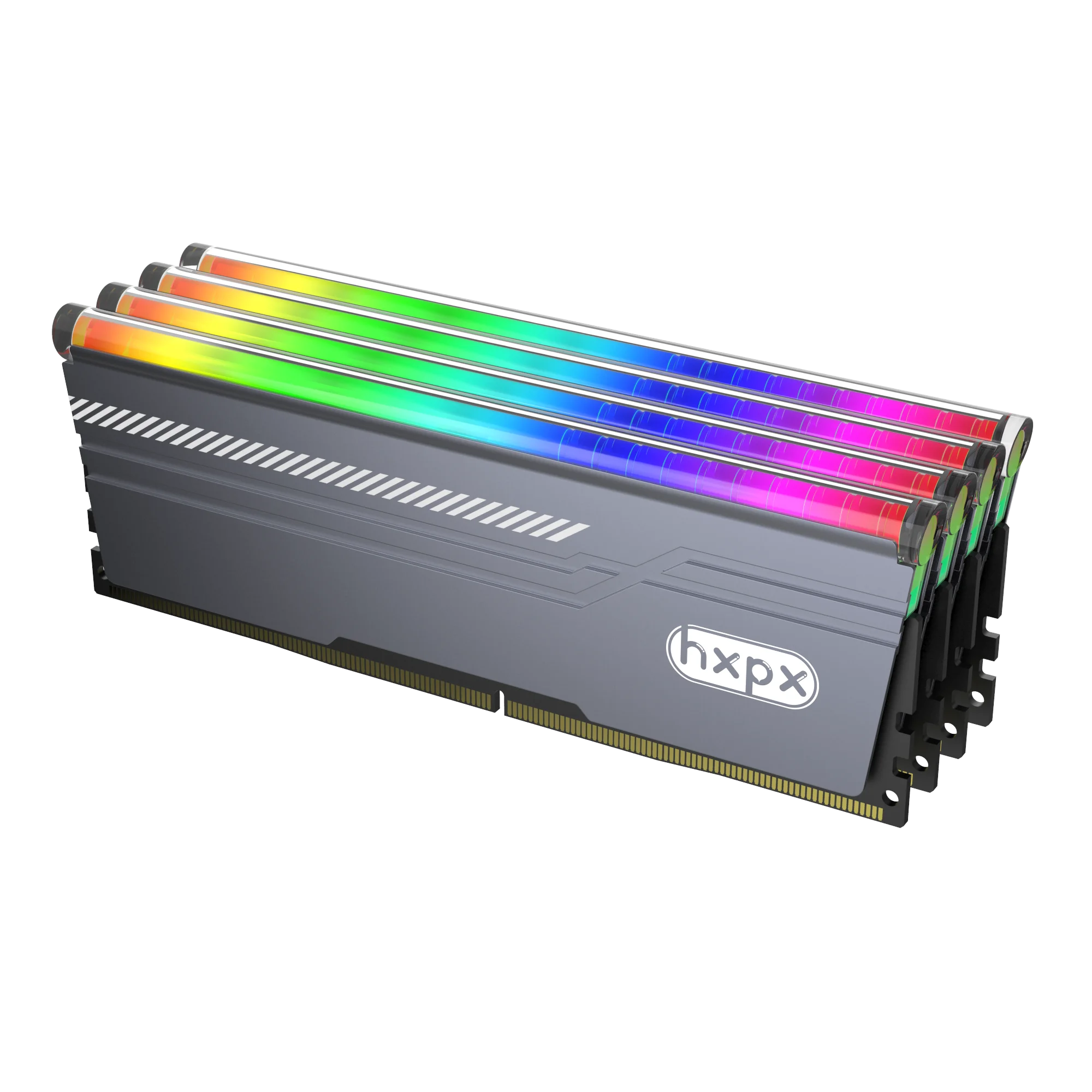 OEM RAM Heatsink RH-02 Color ARGB Radiato aluminum memory Cooler DIY Installation Customizable Connector AURA 3PIN(F/M) Sync