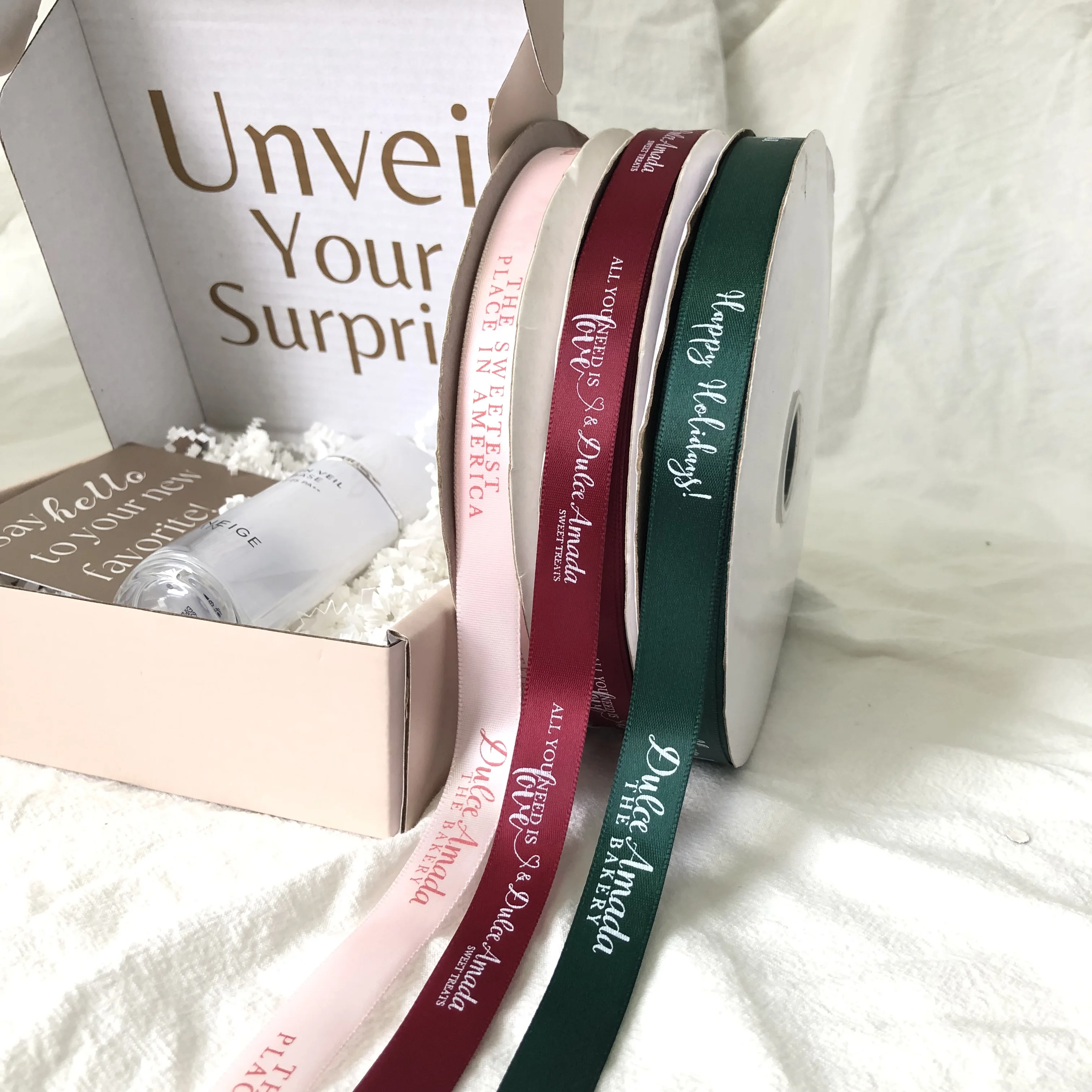 High Quality Silk Ribbon Wedding Custom Ribbons For Gift Wrap Christmas Ribbon Roll Wholesale