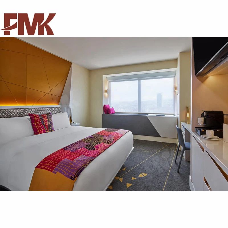 
Modern Appearance and Commercial Furniture General Use Hotel Room Set Equipment 