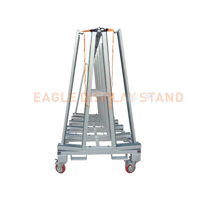 Transport a frame storage display rack for granite marble quartz slab stone