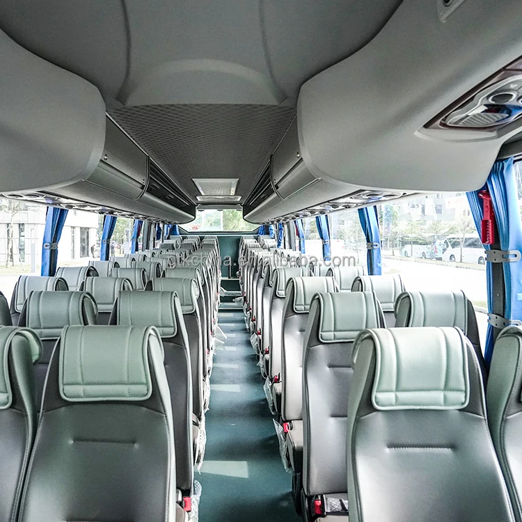 12m 50 seater diesel tourist Coach Bus with Toilet 60 seater luxury manual automatic tour coach bus for sale