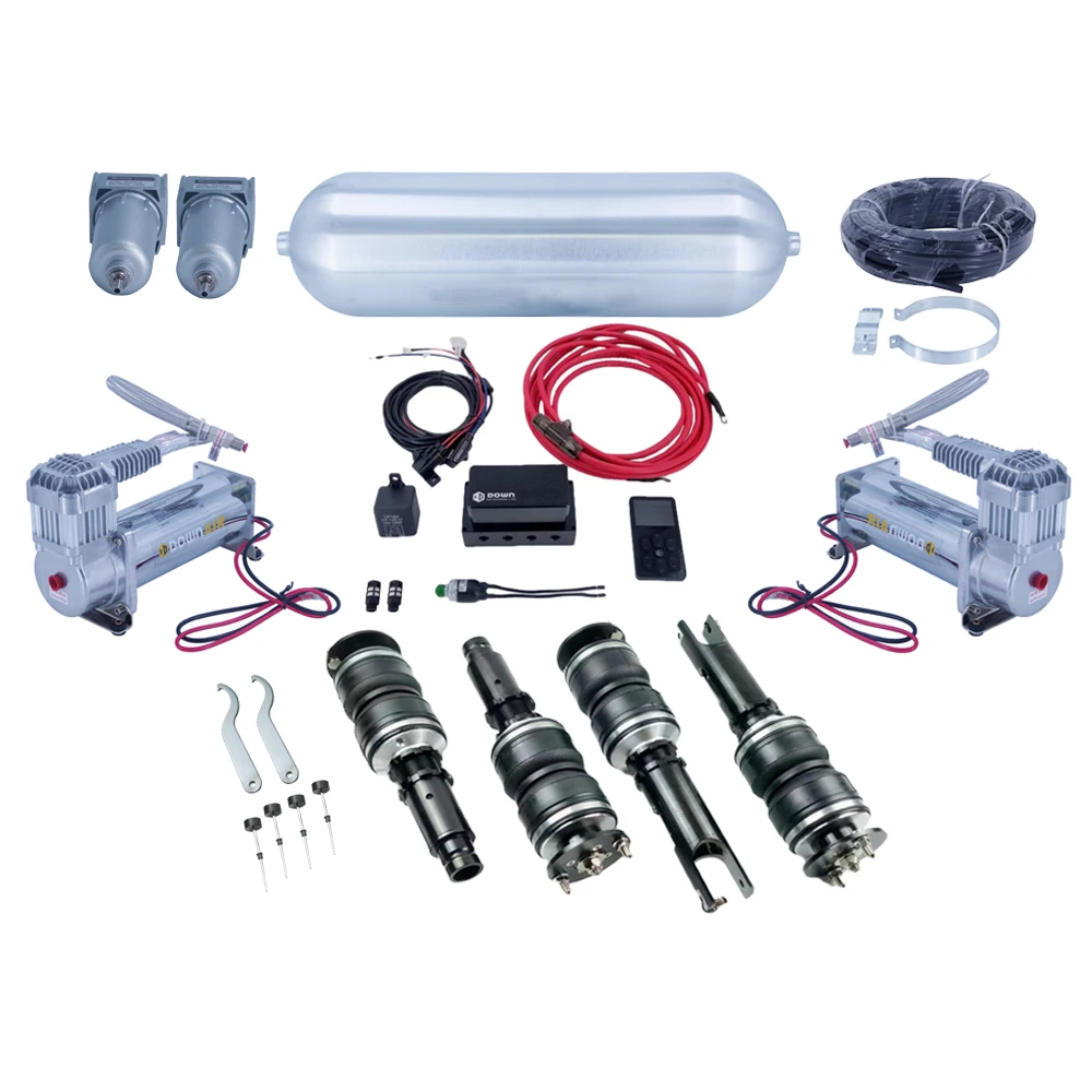 automobile air ride bag suspension system vu4 vu2 air ride spring suspension kit for c 180 benz