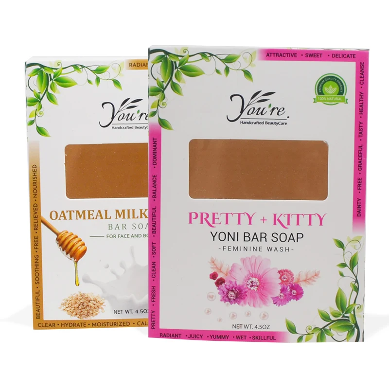 Sencai novel design soap rose flower bouquet gift box  soap boxes with window bar soap packaging box