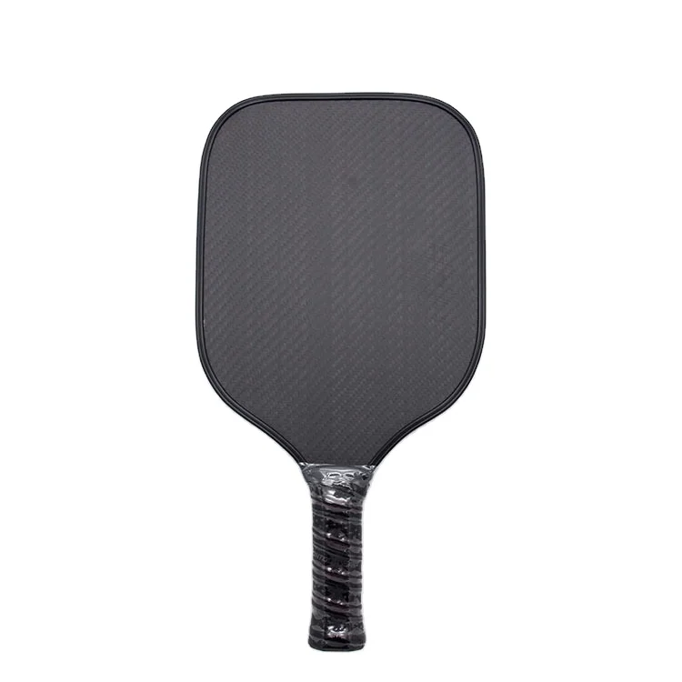 3K Twill Honeycomb Pickleball Racket With Ball Custom Logo Printing Carbon Fiber Plate Products Pickleball racket