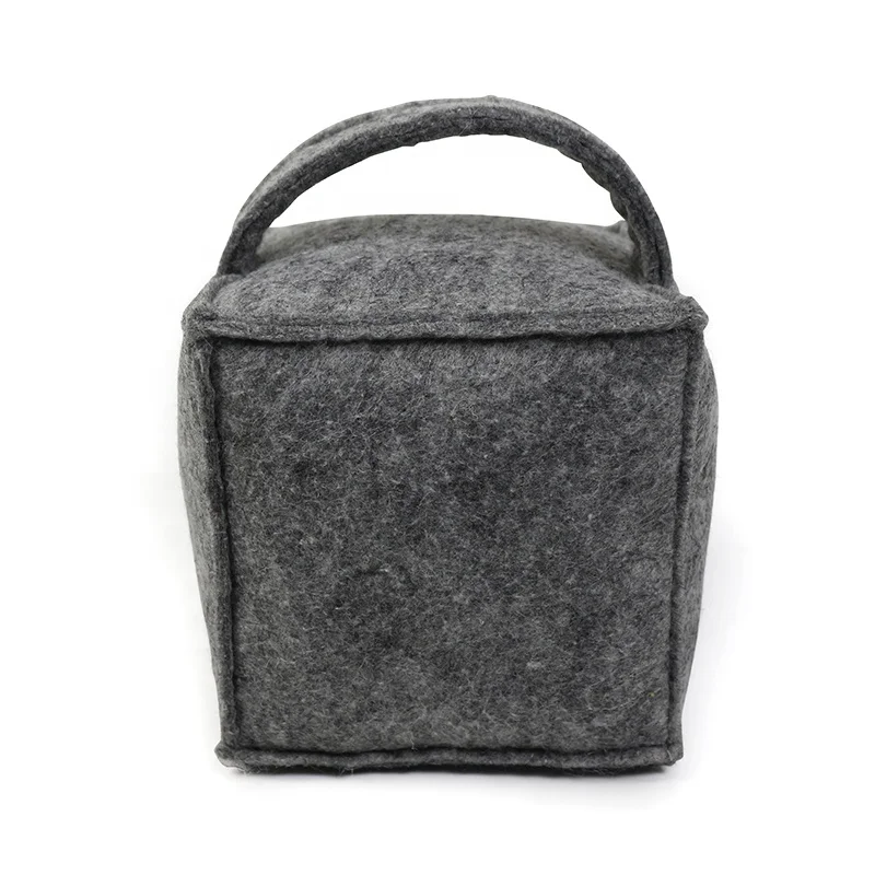 Felt fabric doorstop draft stopper draft guard for doors window draught excluder