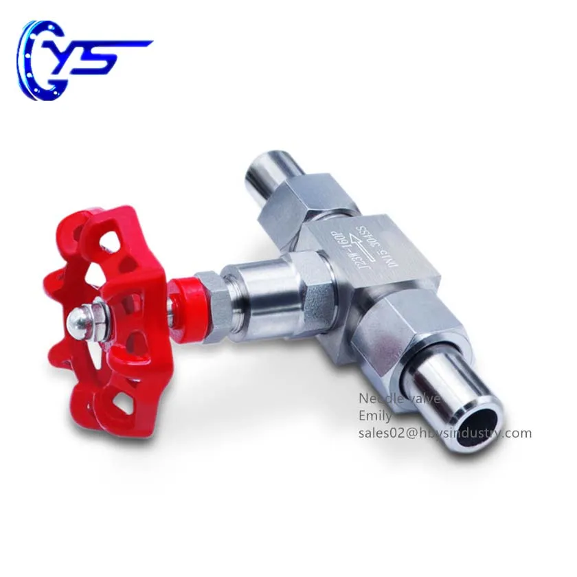 
China Supplier SS304 316 321 1/2 inch 3/4 inch Globe Needle Valve 