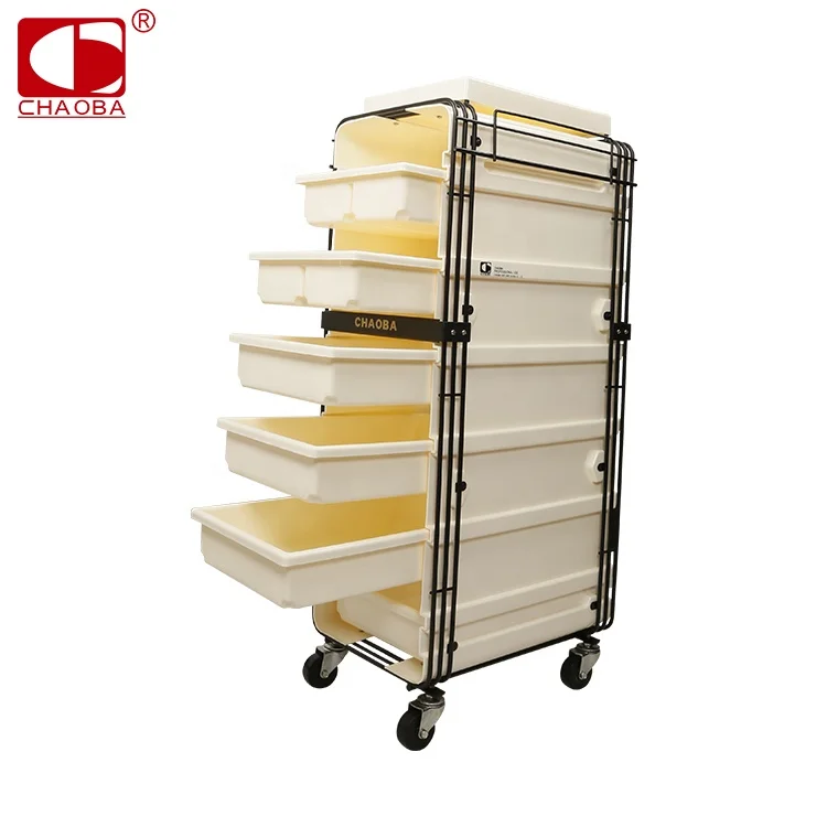 CHAOBA CB-5522 горячая Распродажа пользовательская цветная тележка для парикмахерской с замком и 6 ящиками прочная
