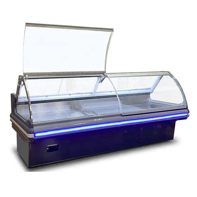 Fast Food Kitchen Equipment Food Buffet Display Chiller Fridge Deli Refrigerator