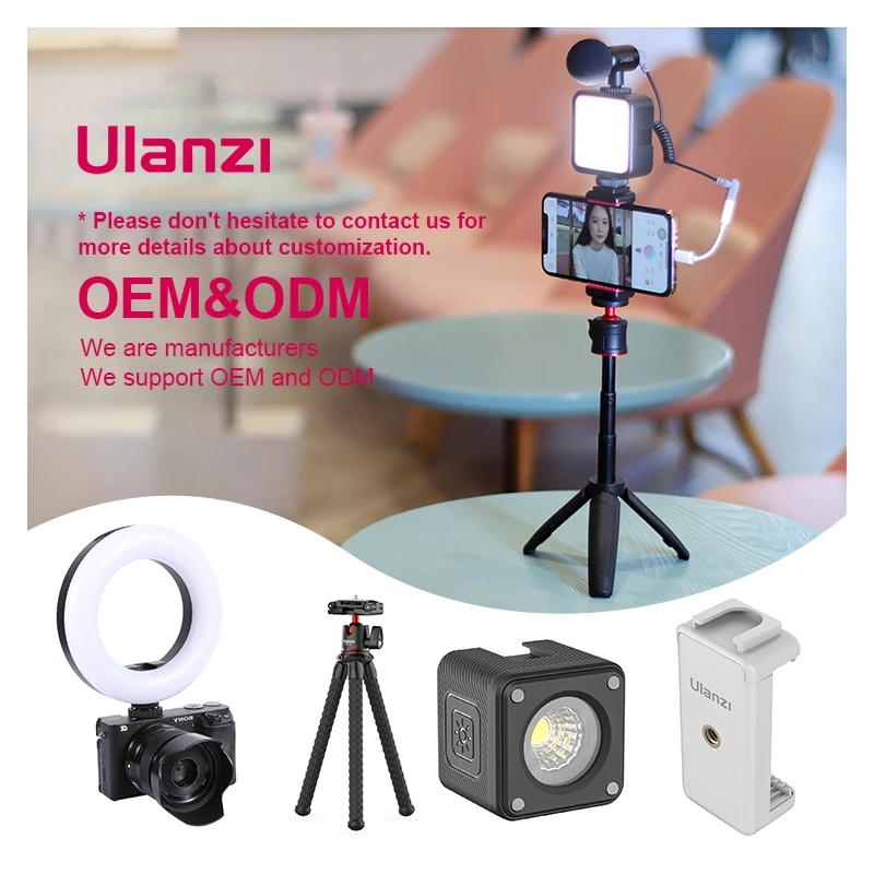 Ulanzi VL120 RGB 3100mAh 2500-9000k мини-камера видео свет для фотографии Tiktoks Vlog