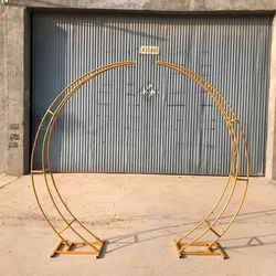 HOT SALE Metal arch wedding stand backdrop background stage props for wedding hotel events party decoration
