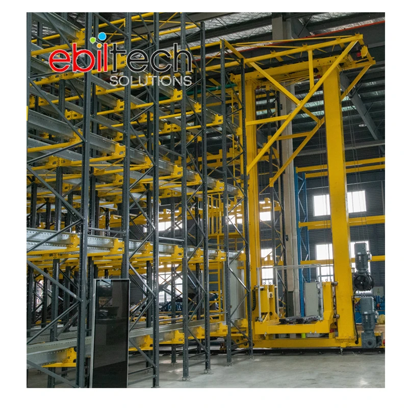Automated heavy duty cargo lifter asrs stacker crane for handling