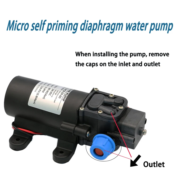 Desun 0152 HCB 12v 24v dc Self Priming diaphragm water pump mini automatic home booster water pump