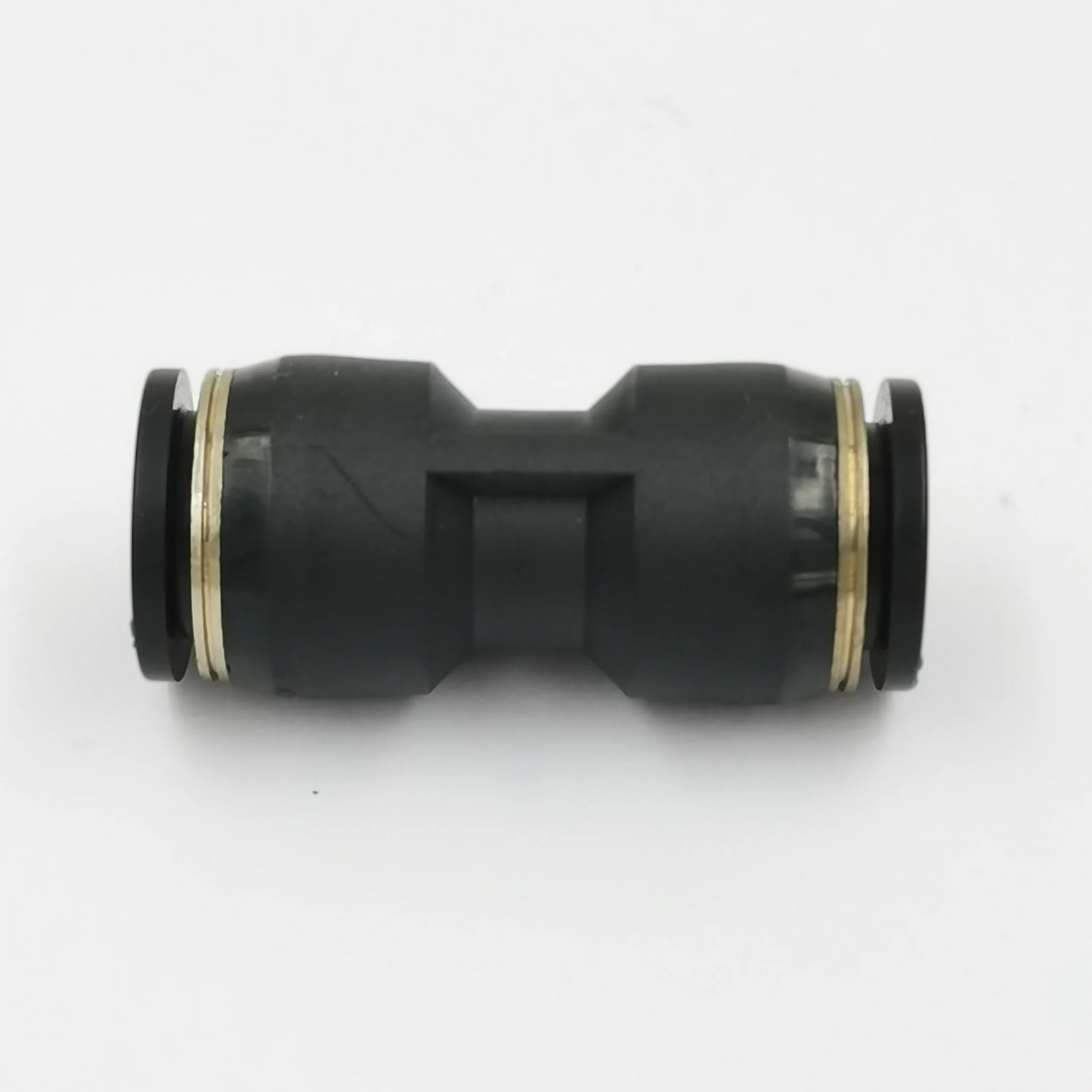 Black Best Quality One Touch PU Union Straight Plastic Tube Pneumatic Fittings
