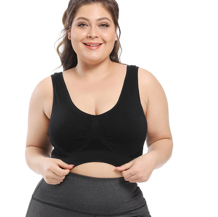 
2021 Women High Quality Four Way Stretch Breathable Fitness Women Bras Plus Size Underwear 