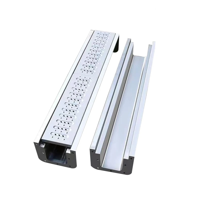 Stainless Steel Garage Drain Floor Trench Cover Drainage Channel for Cable Protection