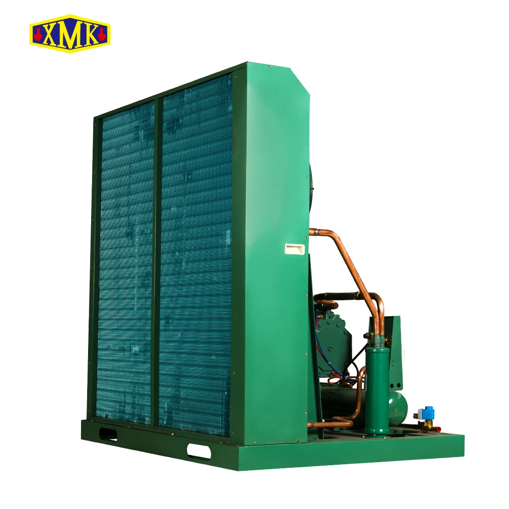 Blast Freezer Semi-hermetic Screw Two Stage Compressor Refrigeration Equipment System Condensing Unit