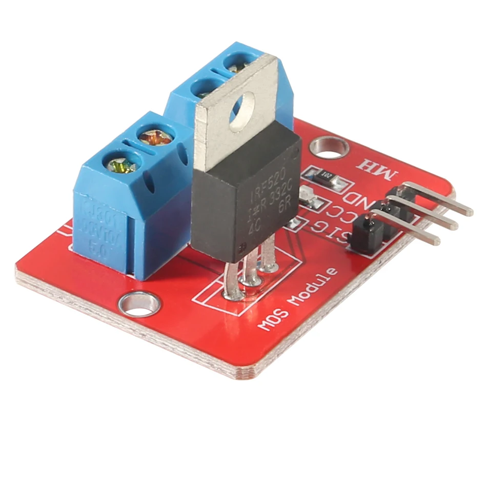 IRF520 MOSFET Driver Module MOSFET Button Drive for Arduino MCU ARM for Raspberry PI