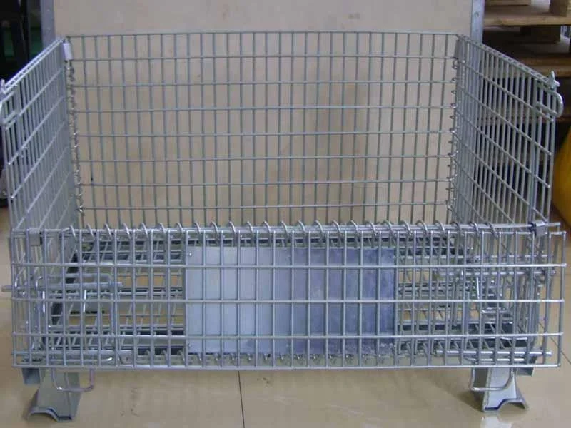  GLB H-1616 Collapsible Wire Container 40*32*35.5 Mesh 2