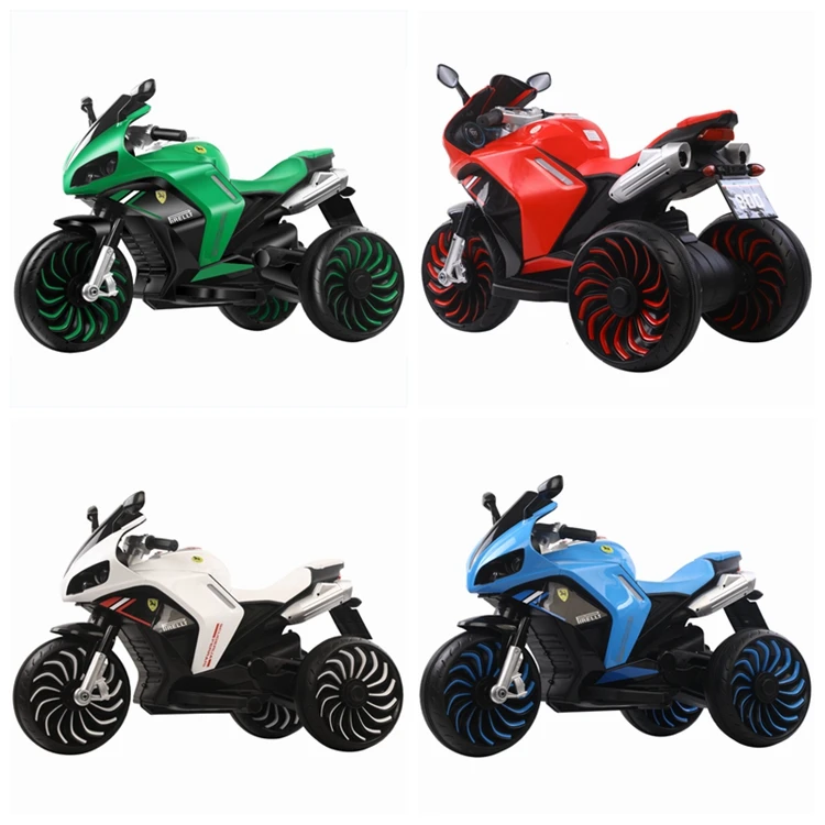 3 сверхбольших колесика, мотоцикл, Детская электрическая игрушечная машинка, двигатель с высокой мощностью 540, детский гоночный мотоцикл