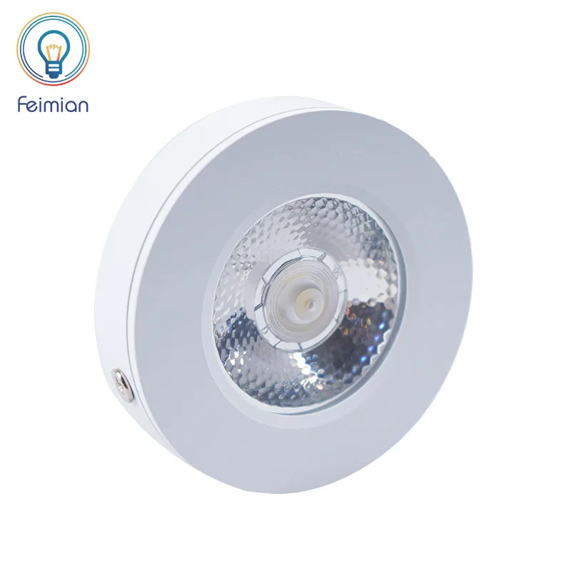FEIMIAN Brand Factory IP44 5W Direct Round Ceiling ABS Led Panel Light