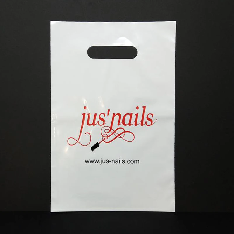 
Custom Printed Logo Design handle plastic shopping shopping bag handle 