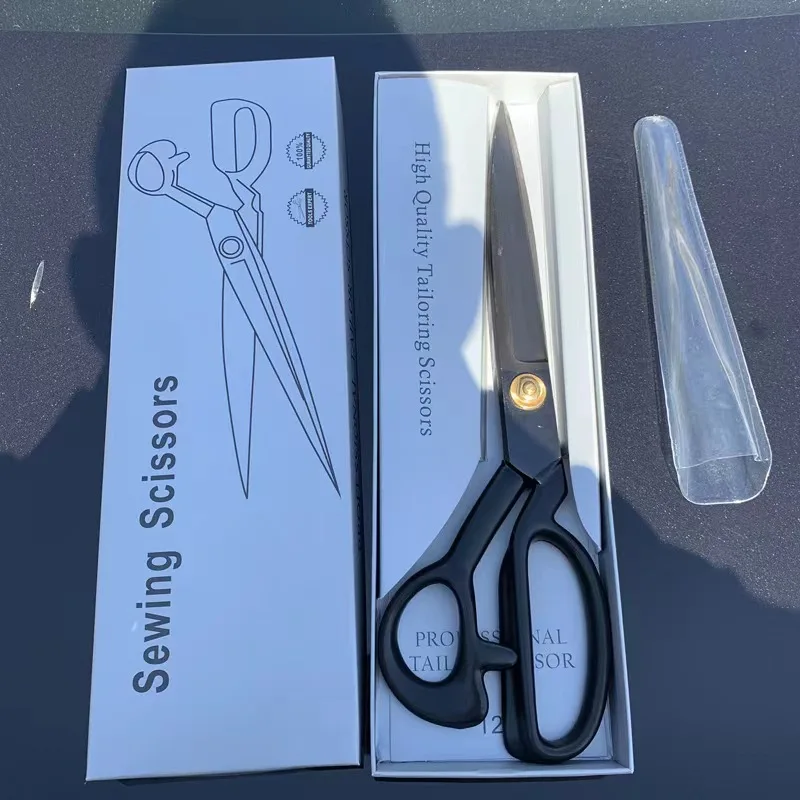 factory wholesale 10 inch11 inch 12 inch clothing cutting scissors industrial sewing leather scissors for tailor DIY household