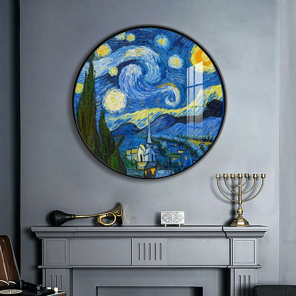 5d Bulk Wholesale Diamond Painting Starry Night Abstract Art Diamond Painting Van Gogh Kit