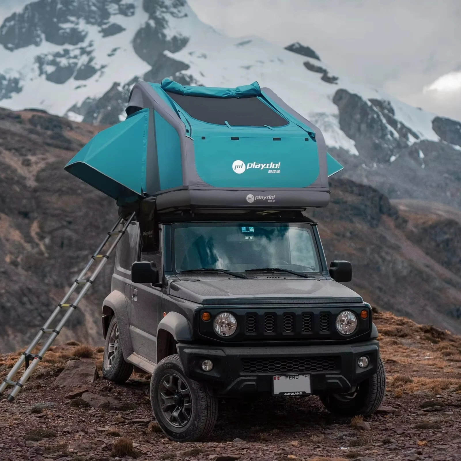 Надувная палатка на крыше