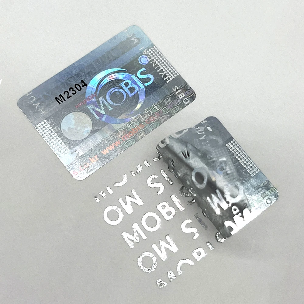 Hologram Security Code Sticker Sheet Label for High Counterfeiting Security Equipment Easy Use Foil Stickers in Guangzhou