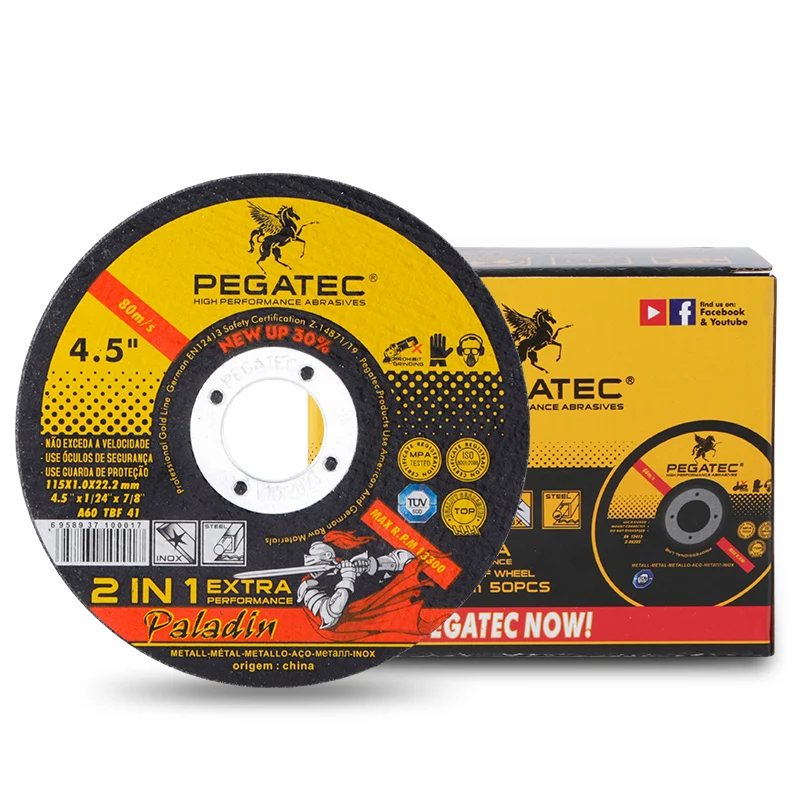 Popular High Quality PEGATEC 4.5' Cutting Disc Suitable For Metal And Steel