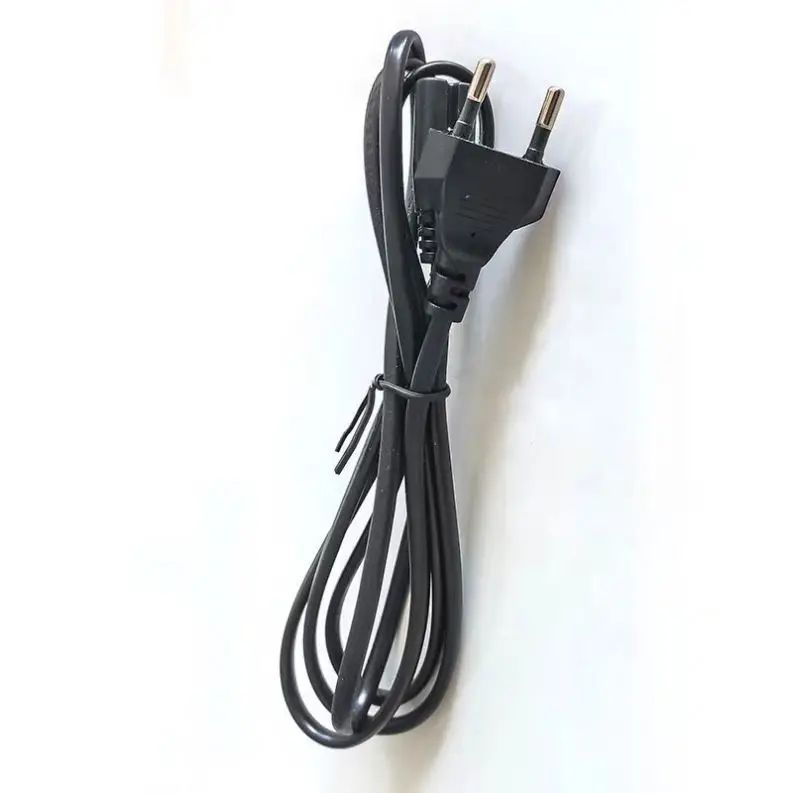 2 Cores European Power Cord with  8 Shape Connector  European AC Power Cables