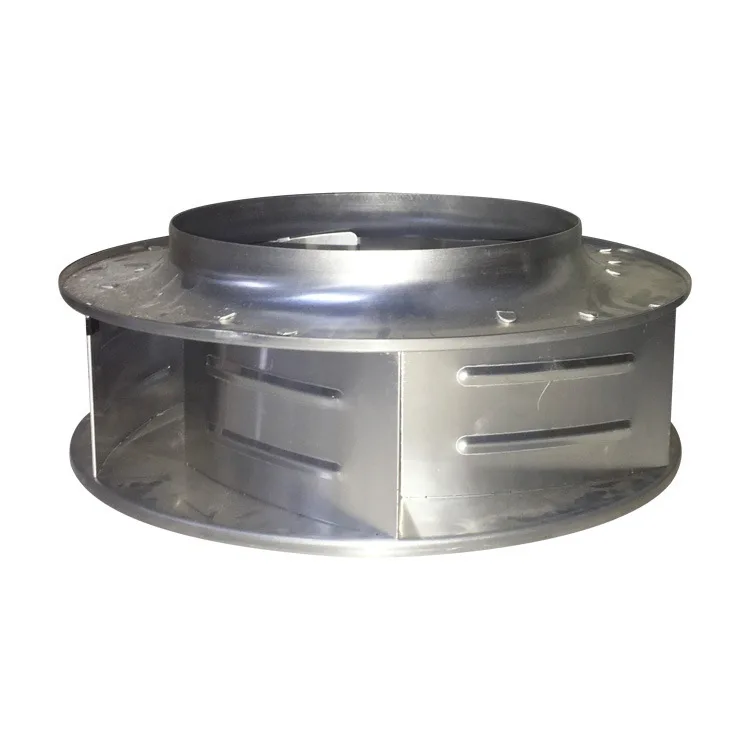 Custom Aluminum Impeller Backward Curved Centrifugal Fan Wheel  passes over balance test