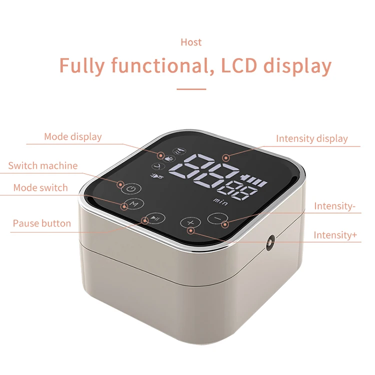 Dearevery High Quality Silica Gel Baby Feeding Milk Pump Digital Display Breast Electric Pump