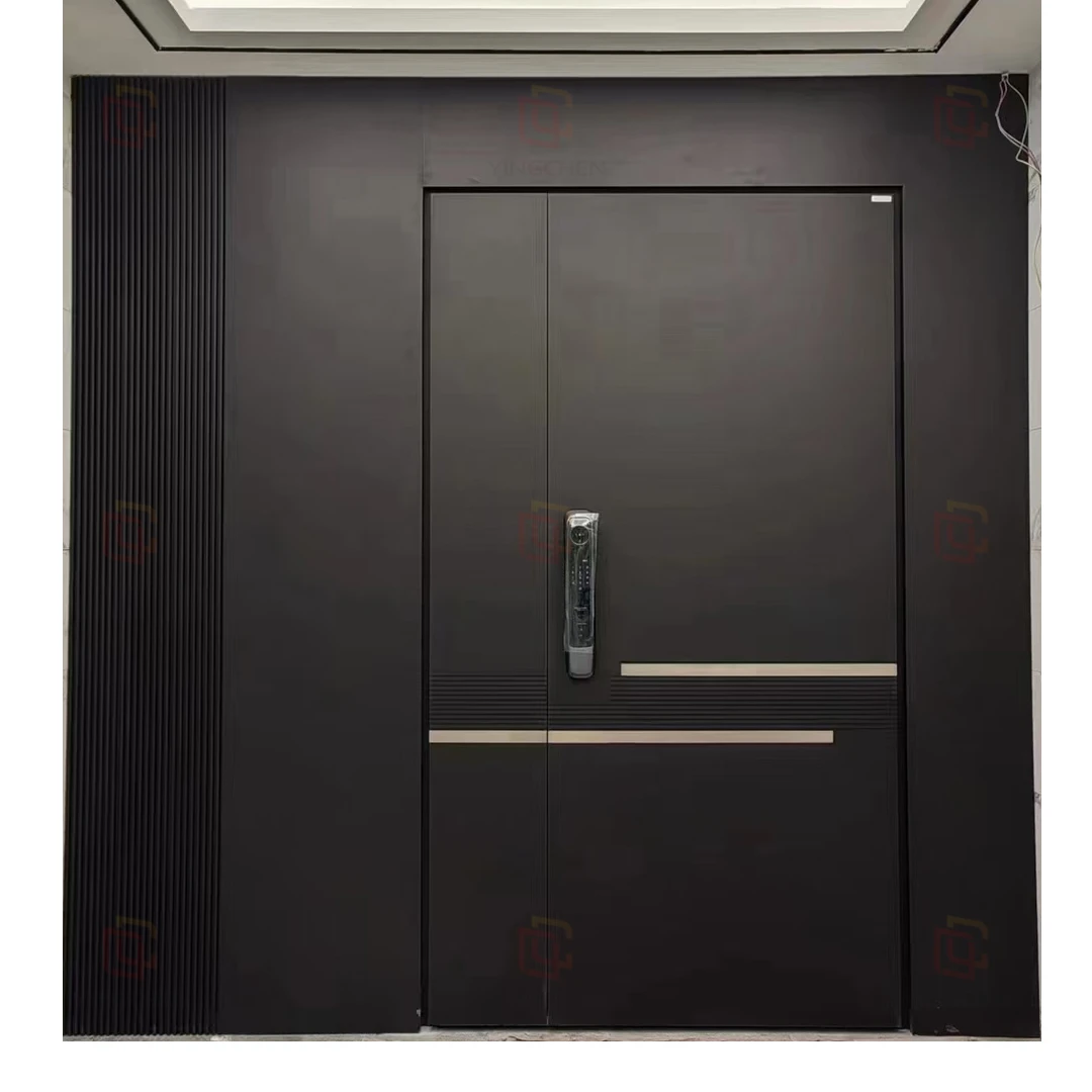 Factory Entry Modern Front Double For The House Aluminium Entrance Doors Picture
