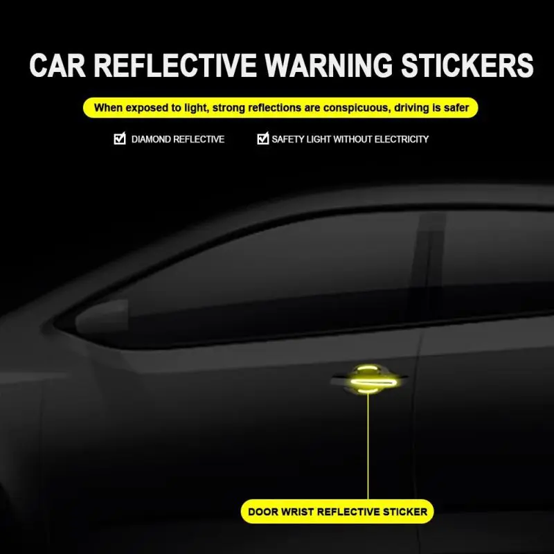Muchkey Factory Price Universal Reflective Car Door Bowl Anti Scratch Protective Cover Trim Sticker Car Sticker For All Cars