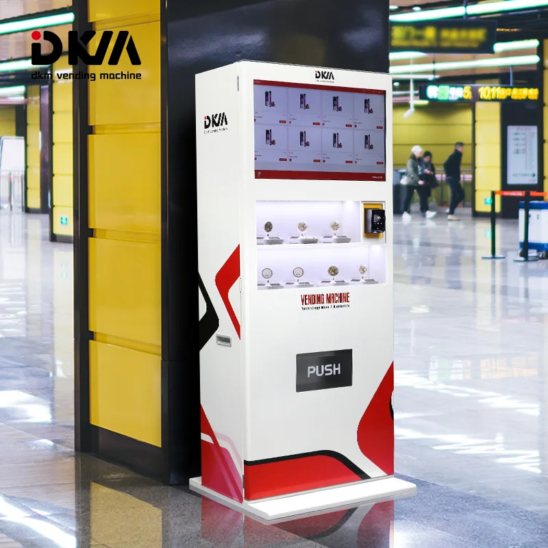 DKM Vending Free Standing Nayax Coin Distributeur Automat Commemorative Vending Machine