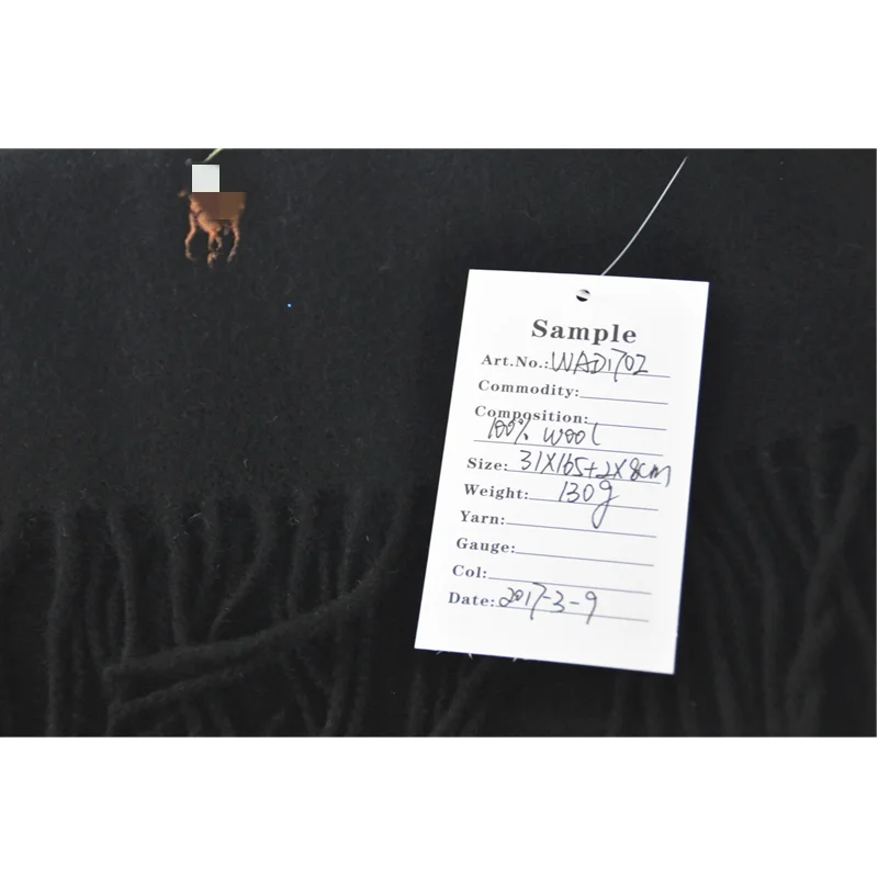 Синий Феникс на заказ роскошный шарф вышивка 100 шерсть женский хиджаб Толстая зимняя Черная Мужская шаль